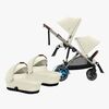 Cybex e-Gazelle S Tvillingevogn, Seashelle Beige/Taupe