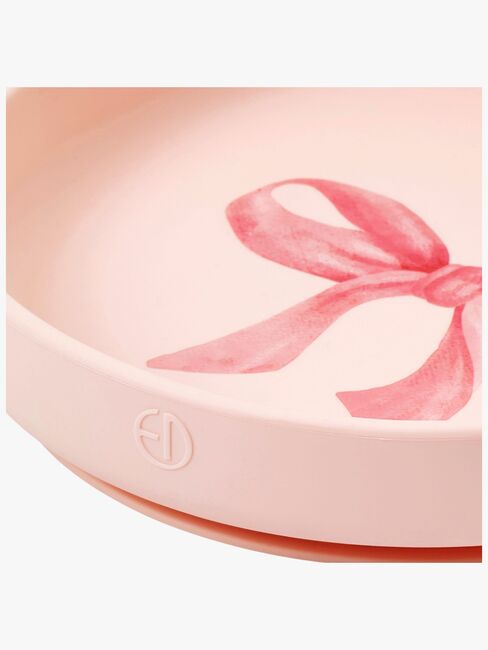 Elodie Tallerken Sæt Silikone, Rosy Bow