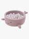 MeowBaby Boucle Whale Boldbassin, Raspberry Glaze Pink