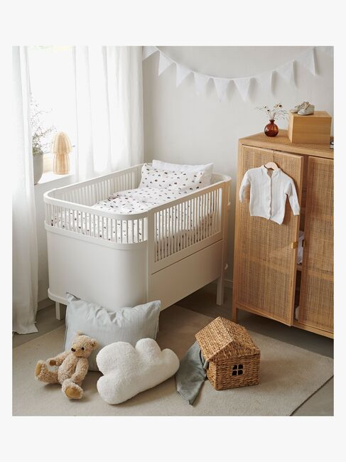 Borganäs Sengesæt Tremmeseng 100x130 John, Beige