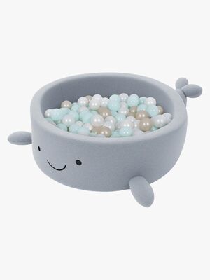 MeowBaby Boucle Whale Boldbassin, Dusty Ice Blue