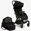Beemoo Easy Fly Lux 4 Klapvogn med Liggedel, Jet Black