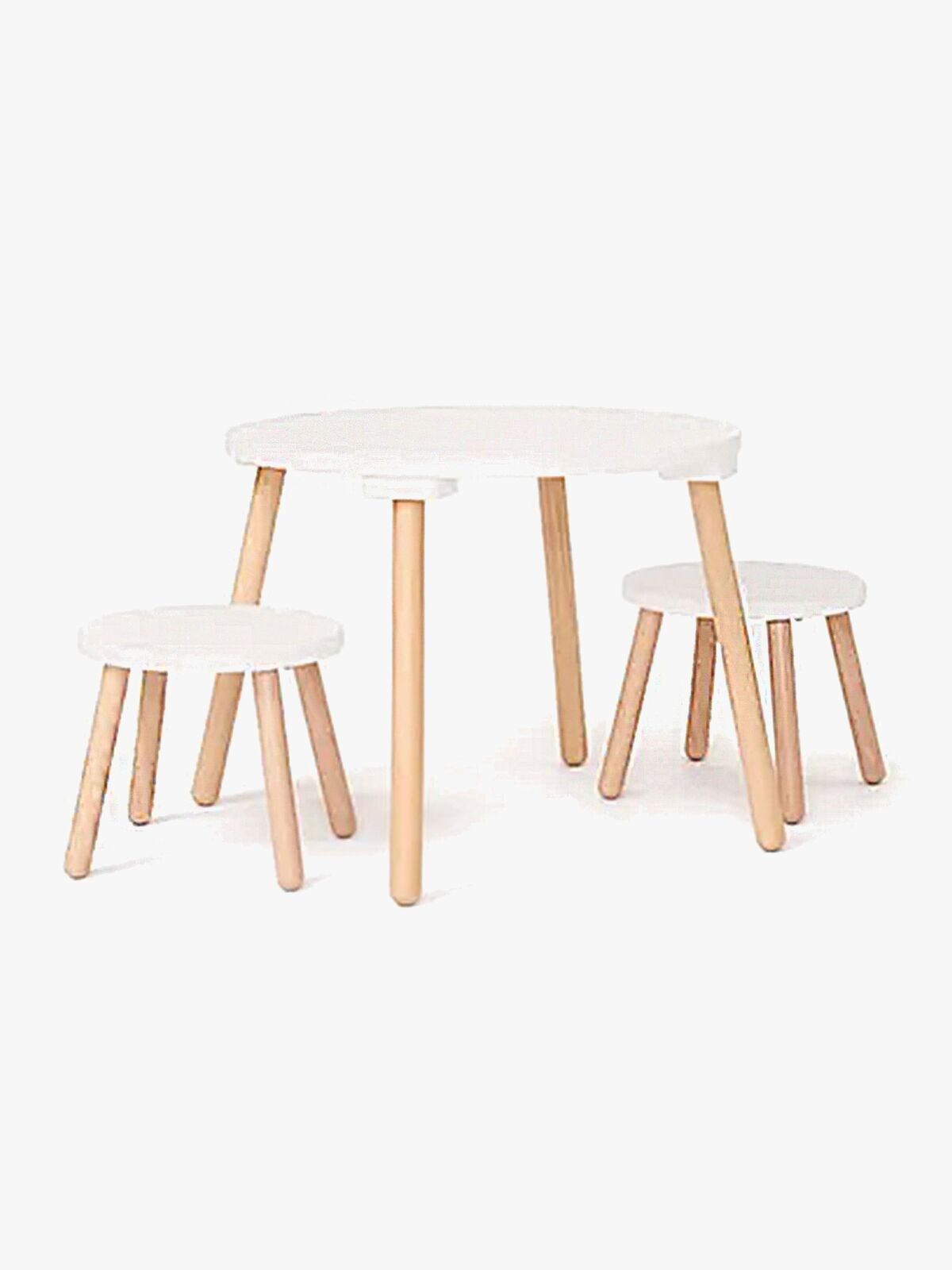 Kids Concept Bord & Stole, Hvid