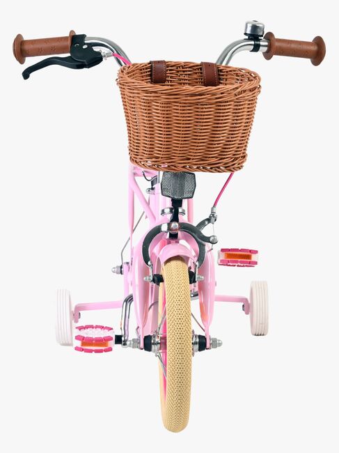 Volare Excellent Cykel med Kurv 12 Tommer, Pink