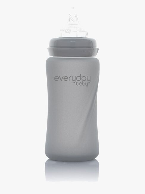 Everyday Baby Sutteflaske Glas 240 ml, Grå