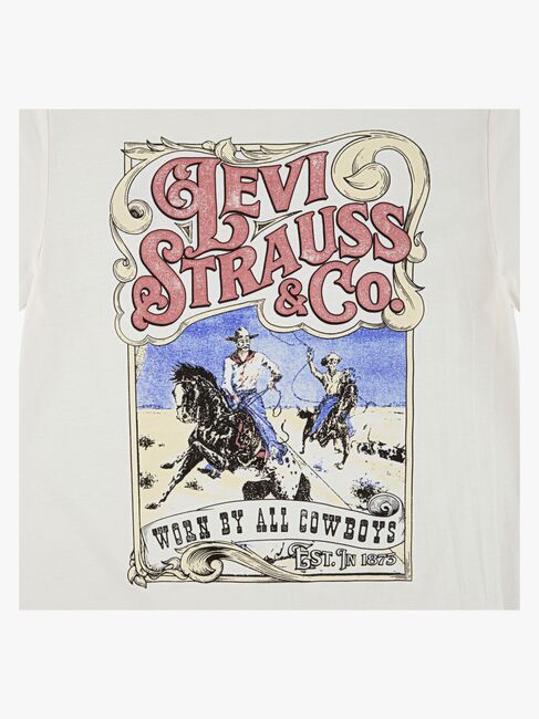 Levi's LVB Worn By Cowboys T-shirt, Egret