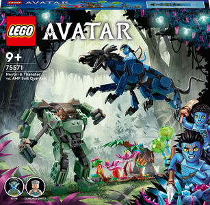 LEGO Avatar 75571  Neytiri og thanator mod Quaritch i AMP-dragt