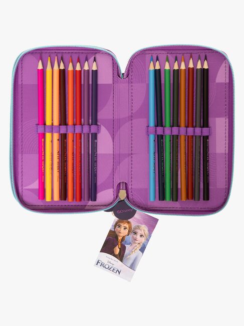 Disney Frozen Dobbelt Penalhus, Lilla