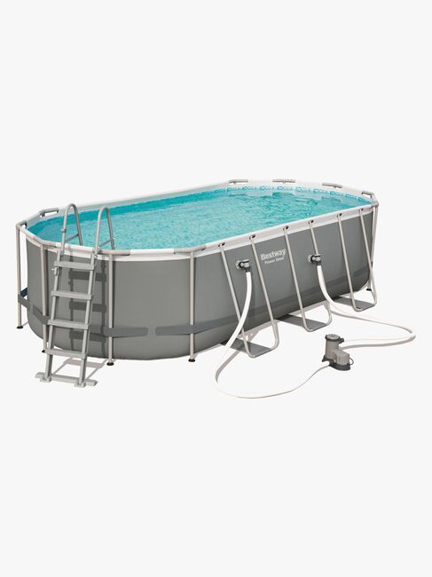 Bestway Power Steel Oval poolsæt 549x274x122 cm