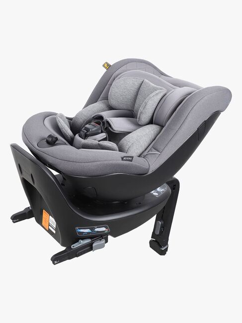 Beemoo Reverse i-Size Bagudvendt Autostol Inkl. Tilbehørspakke, Mineral Grey