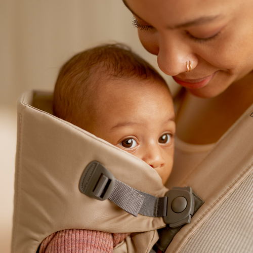 Babybjörn Mini Bæresele Woven, Beige