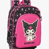 Hello Kitty Kuromi Trolley Kuffert 10L, Lyserød/sort