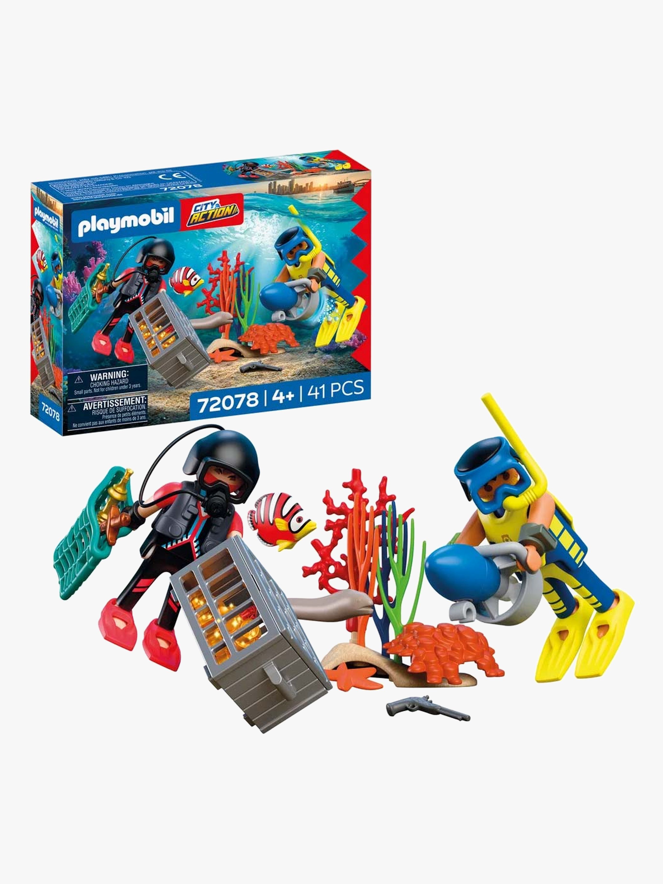Playmobil City Action 72078 Politidykker med skat