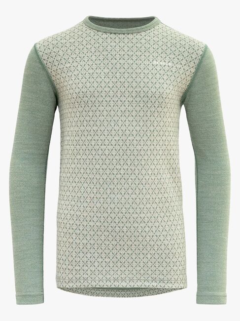 Devold Litleegga Merino Jr Skiundertrøje Merinould, Raw White