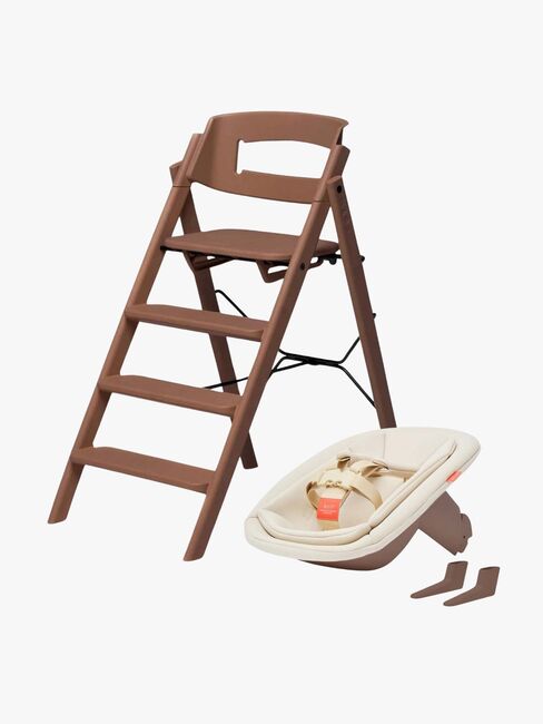 KAOS Klapp Højstol Recycled Bundle inkl Newborn Seat, Mocca Brown 915853_1.jpg
