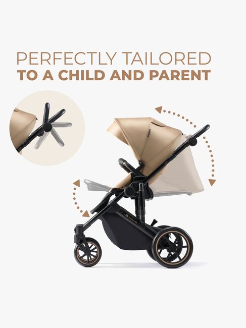 Kinderkraft Prime 2 2-in-1 Duovogn, Sandrose Beige