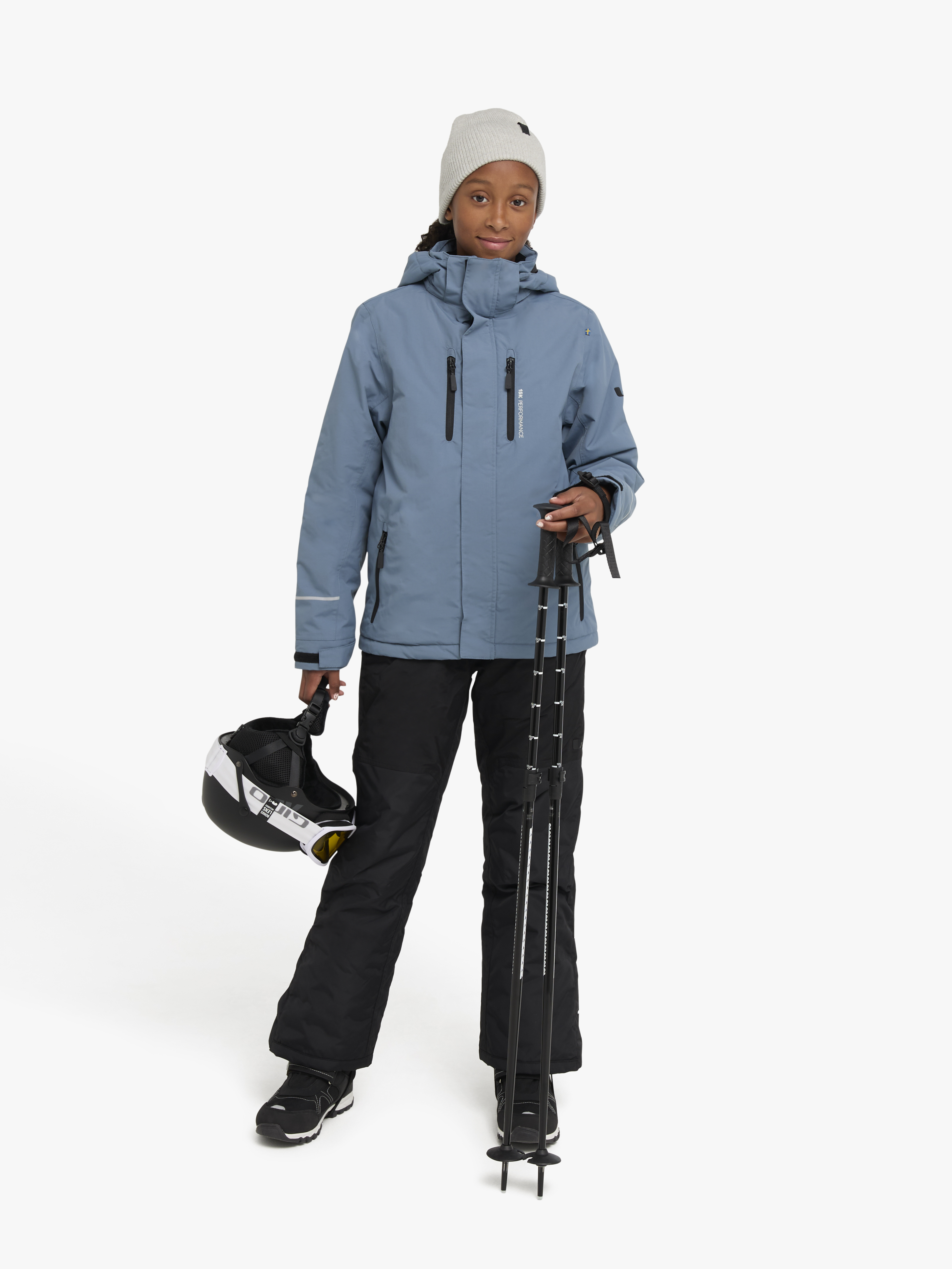 Lindberg Polar Arctic Skisæt, Steel Blue, 170