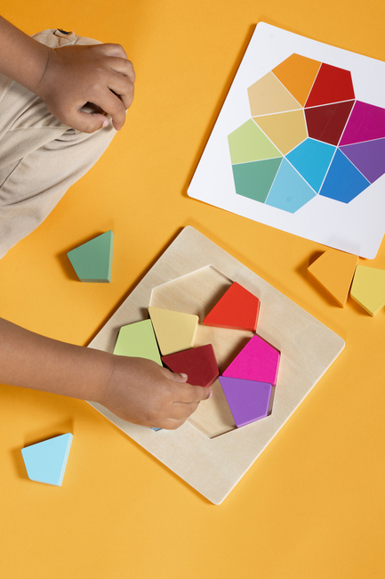 Jabadabado Leg- og Lær-kasse Farver