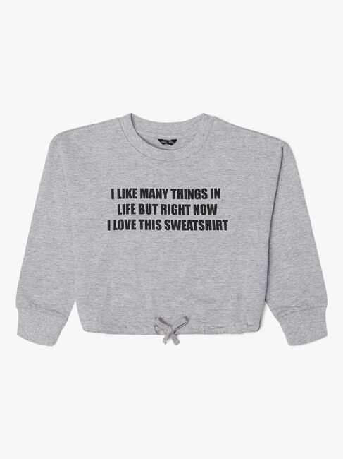 Luca & Lola Filippa Trøje, Grey Melange