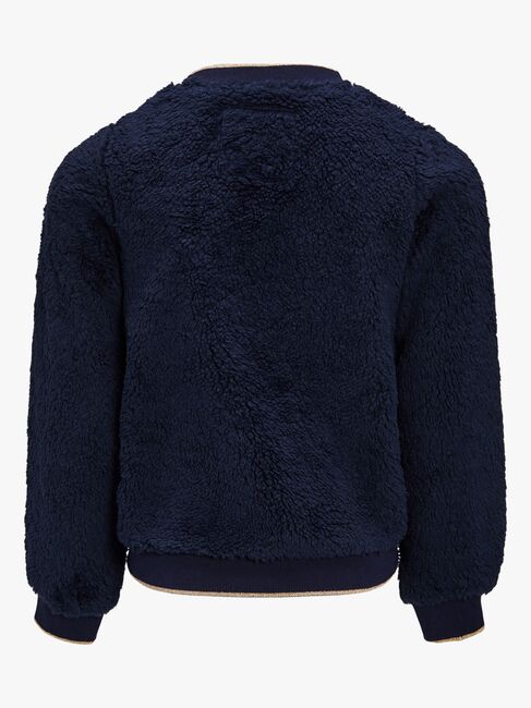 Petite Chérie Atelier Vienna Fleecetrøje, Black Iris