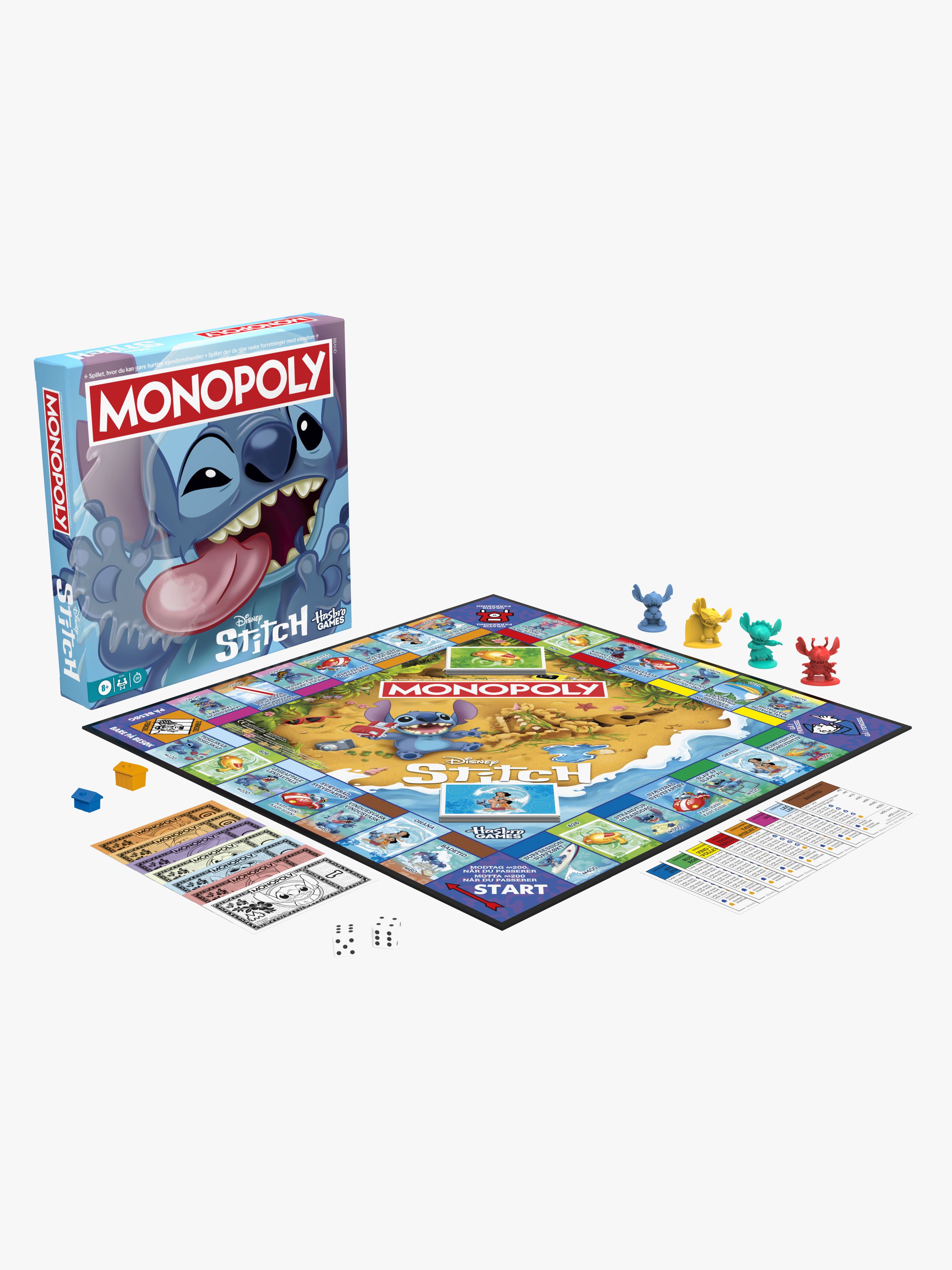 Monopoly Disney Stitch Familiespil