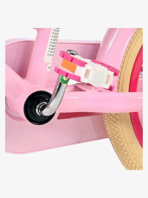 Volare Excellent Cykel med Kurv 14 Tommer, Pink