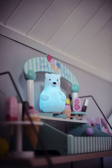 Pabobo Natlampe Farvesensor Bjørn