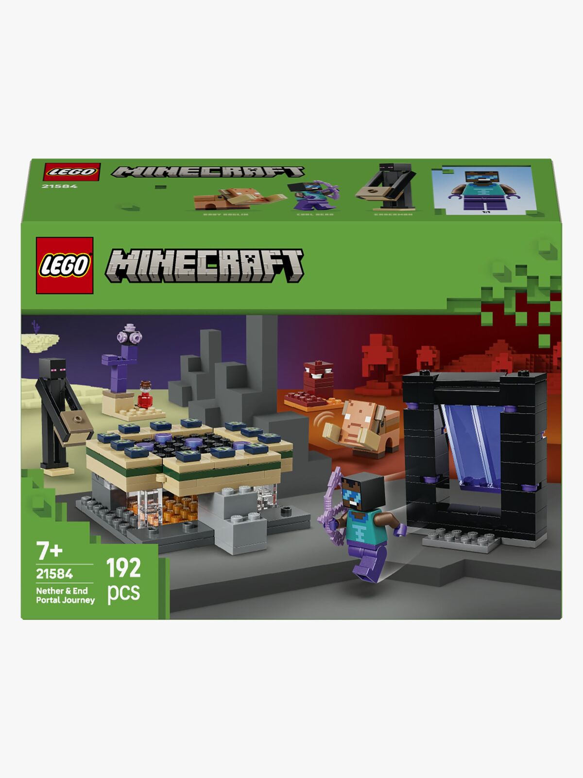 LEGO Minecraft 21584 Nether- og End-portalrejse