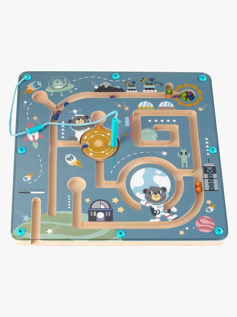 Kinder and Kids Labyrint med Magnetisk Pen & Kugler Det Ydre Rum