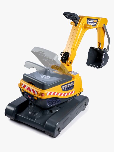 Falk Ride-on-gravemaskine Super Builder inkl. Anhænger, Gul