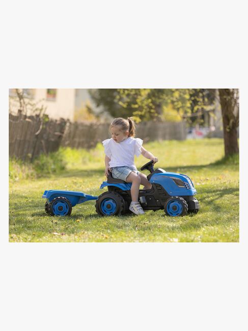 Smoby  Farmer Traktor XL + Trailer, Blå