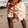 Swim Essentials Badeshorts, Crabby Red/Beige