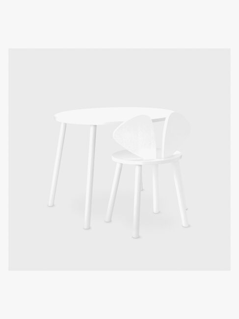 Nofred School Stol Mus, White