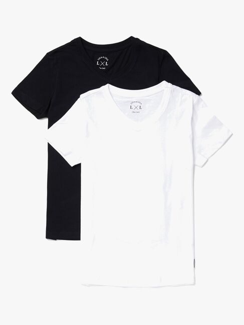 Luca & Lola Desiderio T-Shirt 2-pak, Black/White