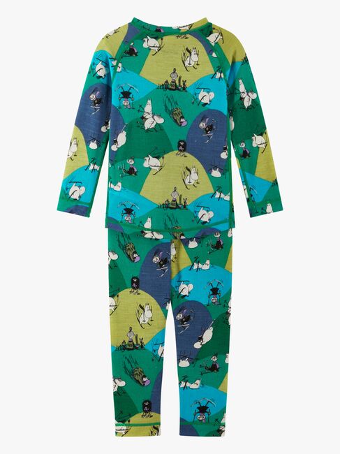 Reima Mumitroldene Trivsam Skiundertøj Uldmix, Enchanted Green