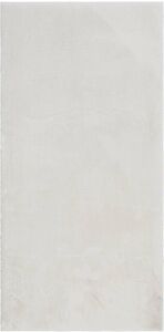 KM Carpets Cozy Gulvtæppe 80x160, White