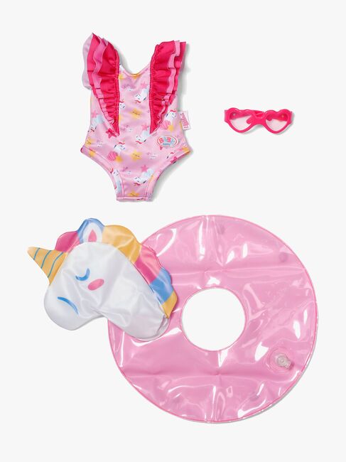 BABY born Dukketilbehør Svømmesæt Enhjørning 43 cm