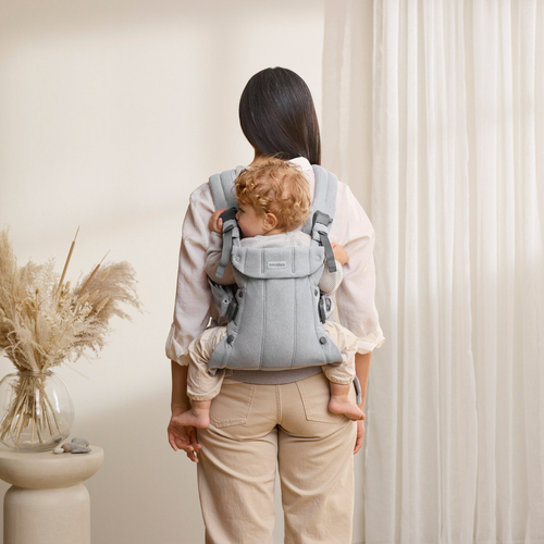 BabyBjörn Harmony Bæresele Woven, Light Grey Melange