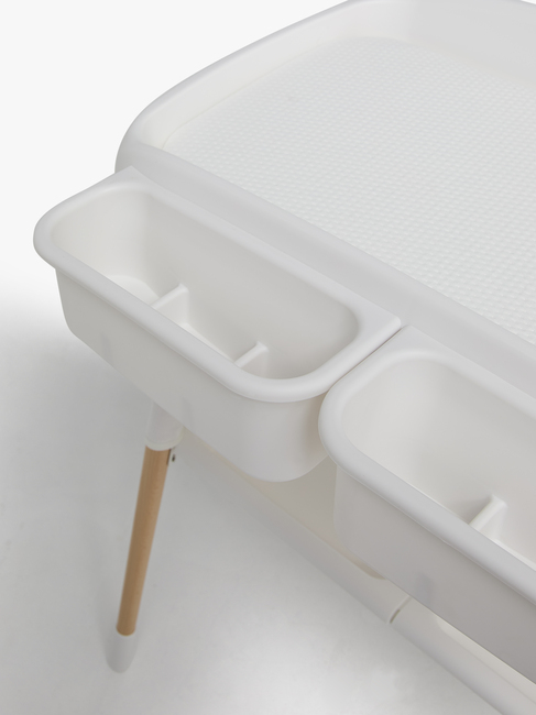Beemoo CARE Nordic Puslebord, White/Wood
