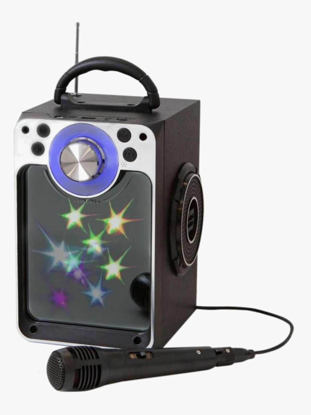STARS Karaokemaskine med Lys, Sort