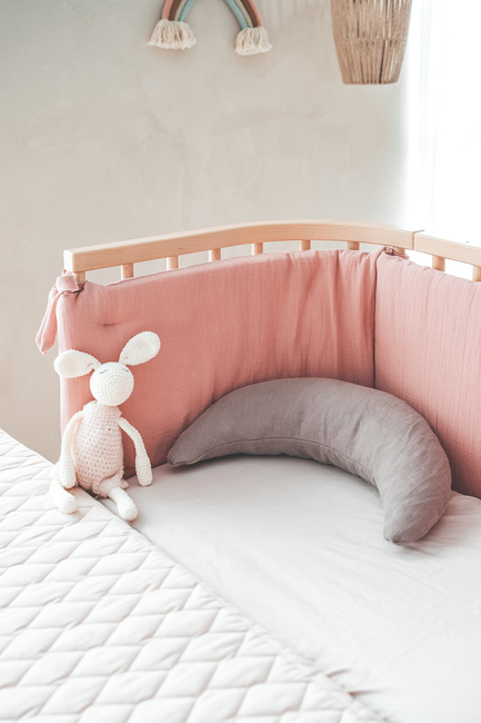 Julius Zöllner Sengerand Muslin, Dusty Rose