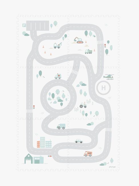 Play&Go Puslespilsmåtte Vej 6 Dele