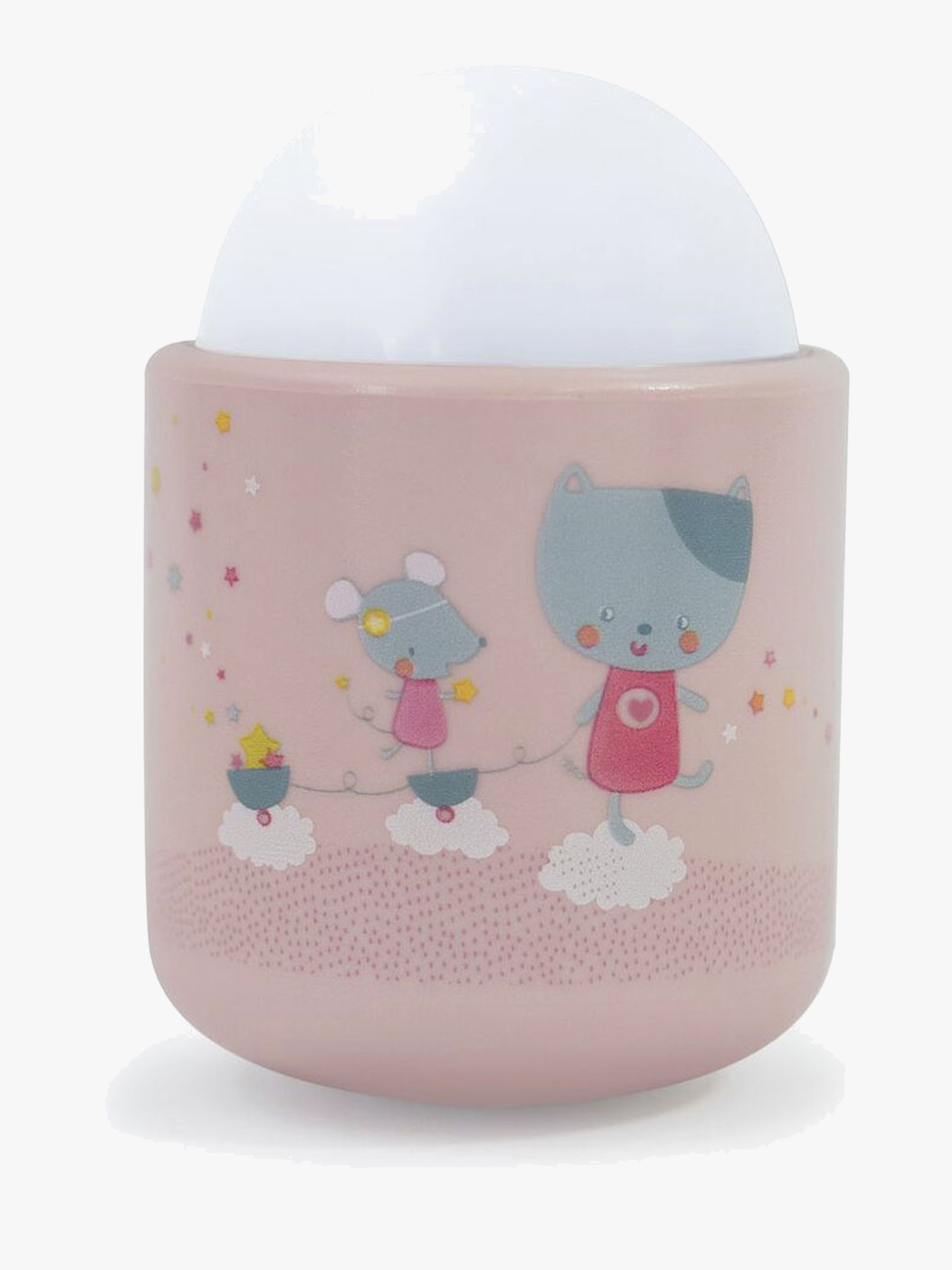 Pabobo Nomad Natlampe Mus, Rosa, Børnelampe