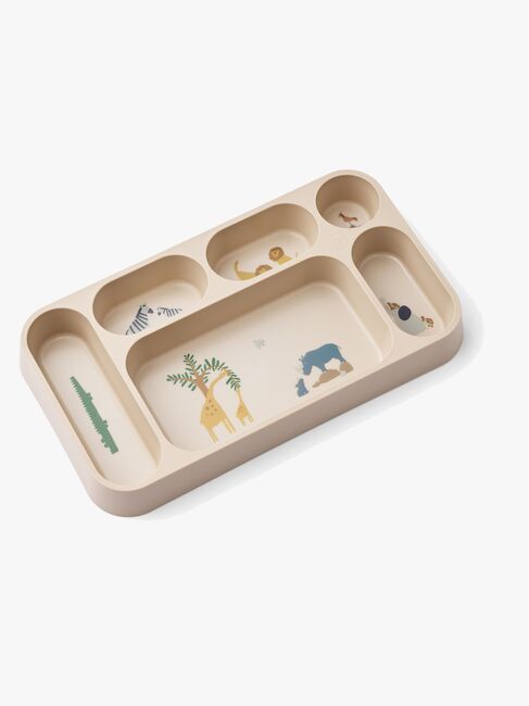 LIEWOOD Mosu Opdelt Tallerken, All together/Sandy