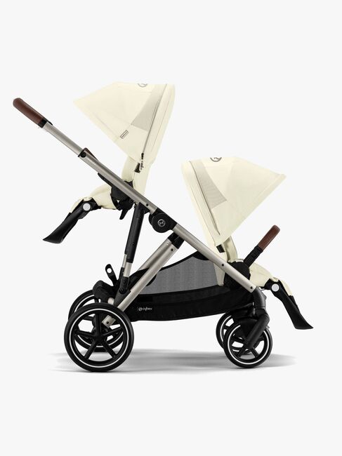 Cybex GAZELLE S Tvillingevogn, Seashell Beige/Taupe