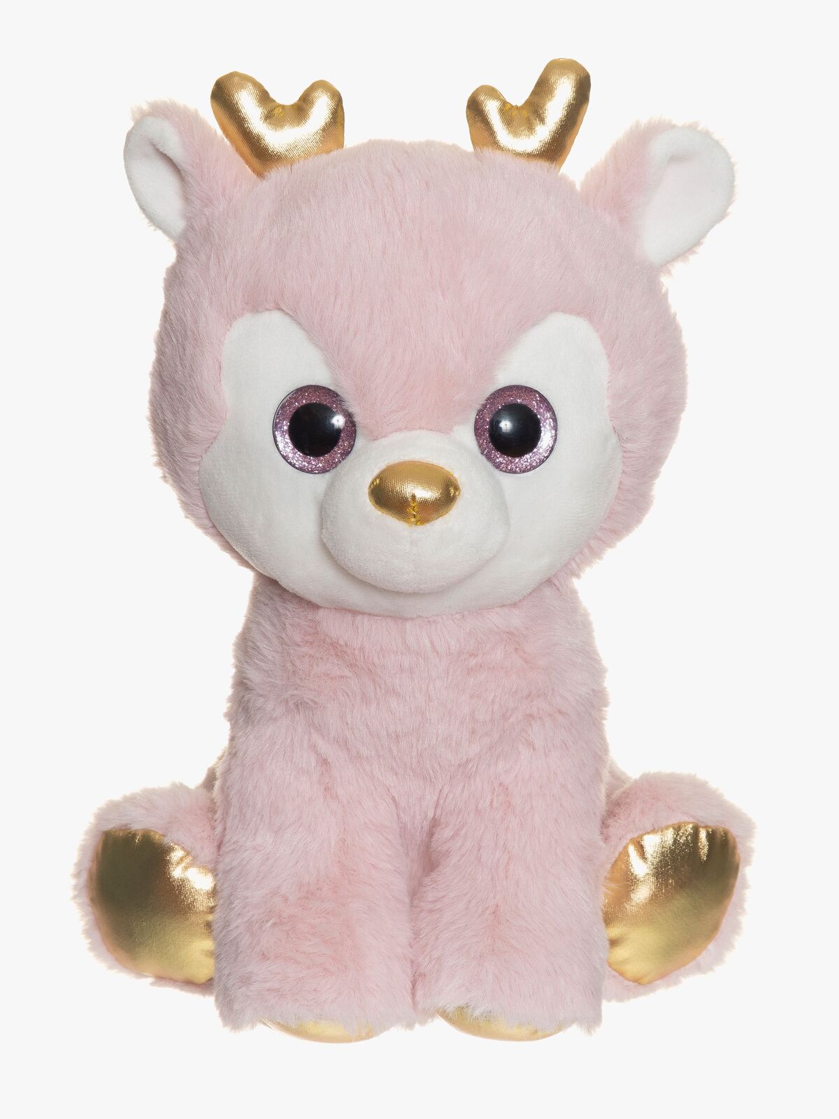 Teddykompaniet Bamse 30 cm Dådyr Ronja, Pink