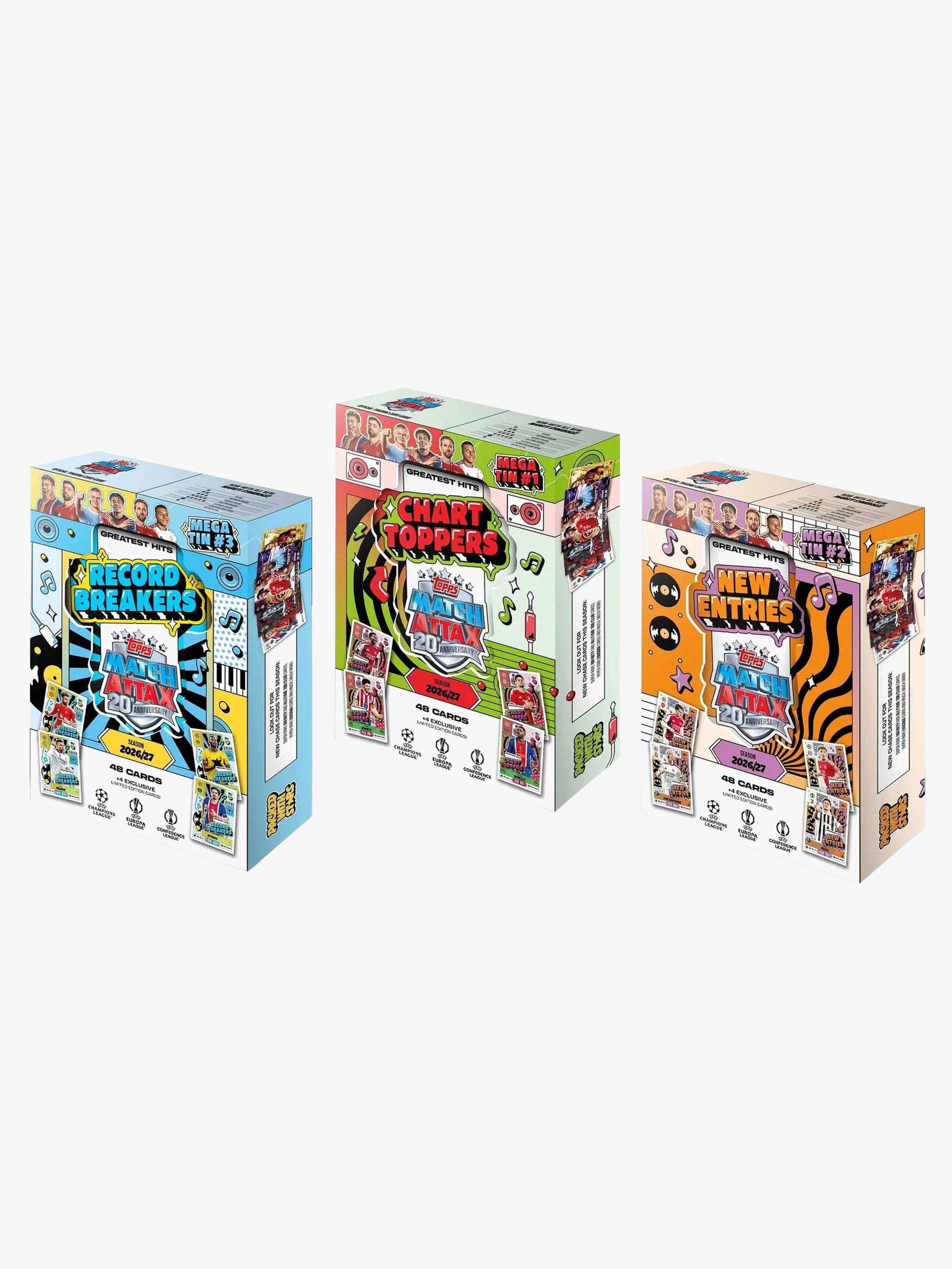 Topps Match Attax Champions League Samlekort Mega Tin Blandet