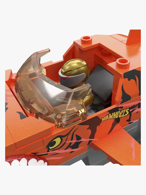 Mega Hot Wheels Bilsæt Smash N Crash Tiger Shark Chomp Course, 245 dele