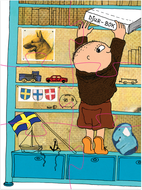 Barbo Toys Alfons Åberg Deco Puslespil 3-i-1