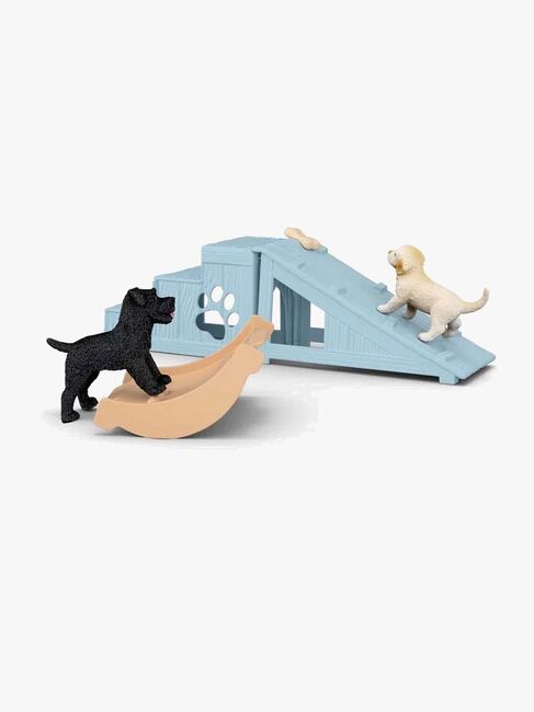 Schleich Hundehus med Hundehvalpe